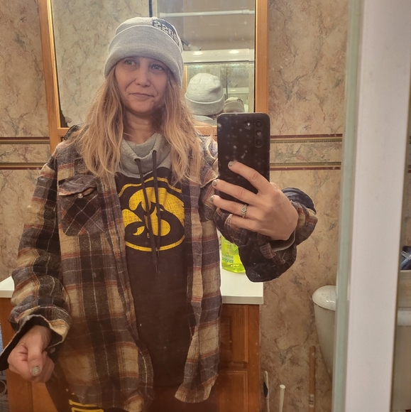 MIDWEST TRADERS XL button up 85% wool 15% nylon made in Korea rn 13711 - Picture 6 of 7